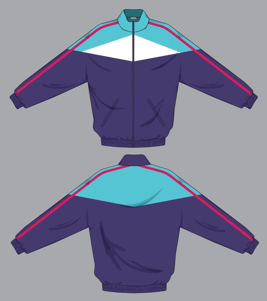 jacket template for redesign graphic vector