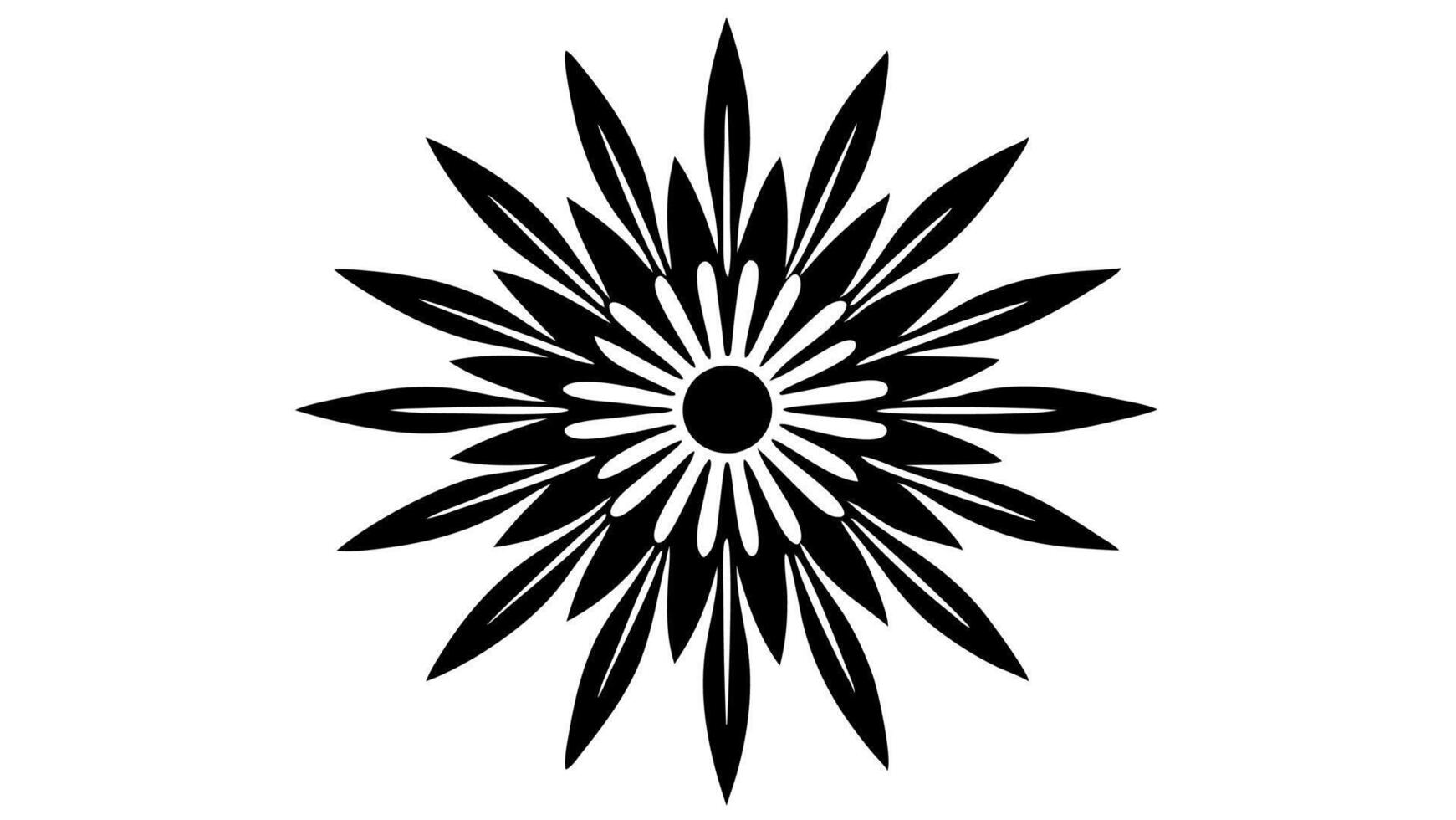 Decorative mandala art featuring detailed floral elements vector