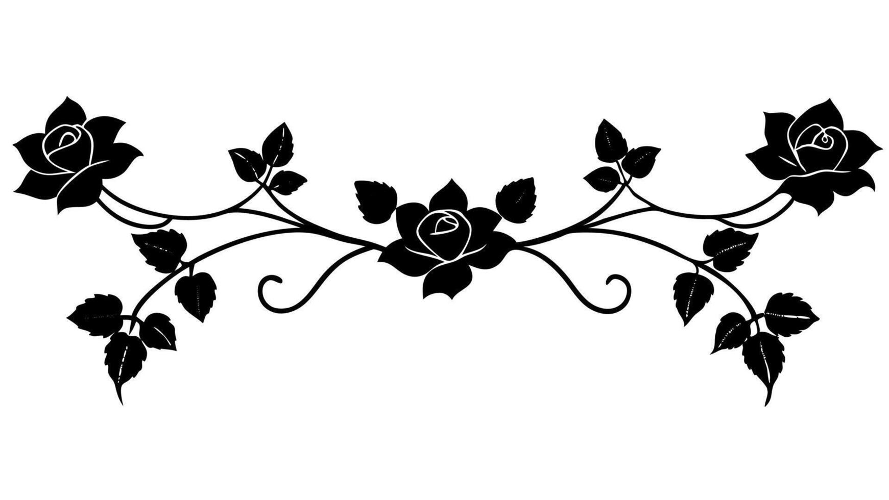 Delicate floral element for nature-inspired art and decoration. vector
