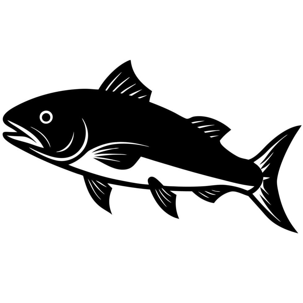 Artistic Mahi Mahi Fish Illustration for Creative vector