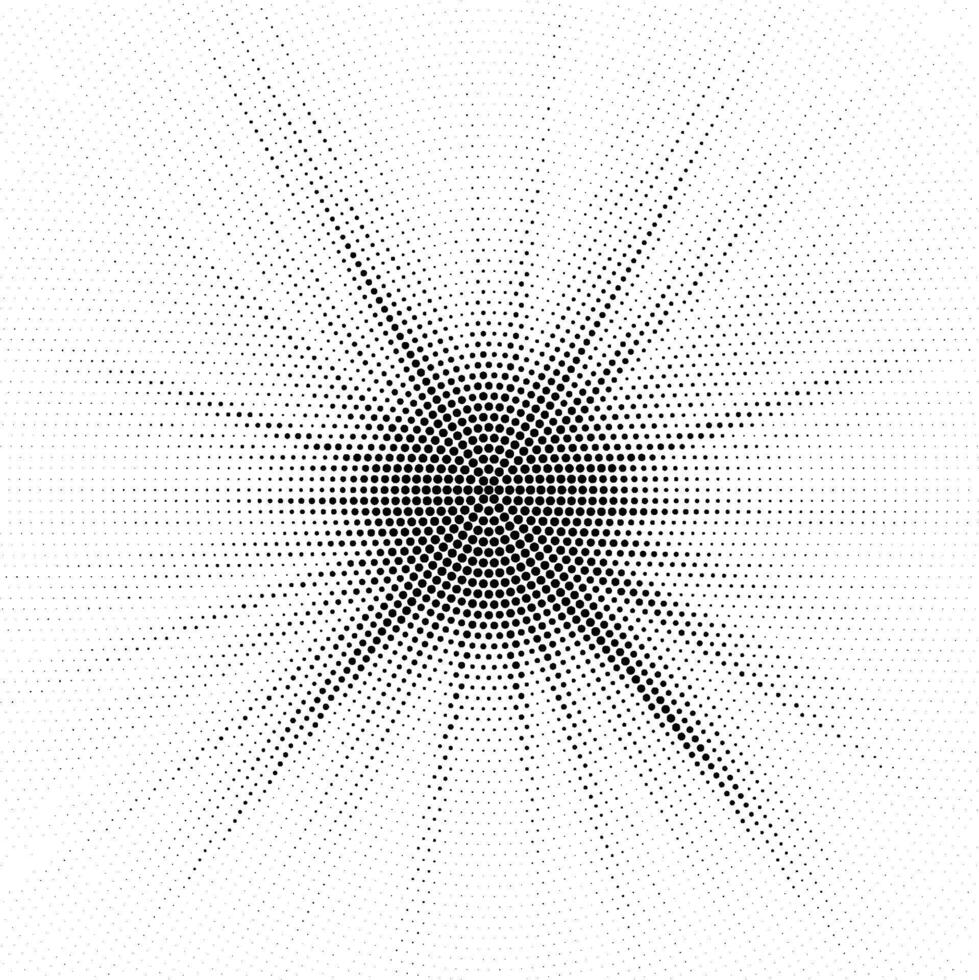 Black white lights Halftone Dotted Pattern vector