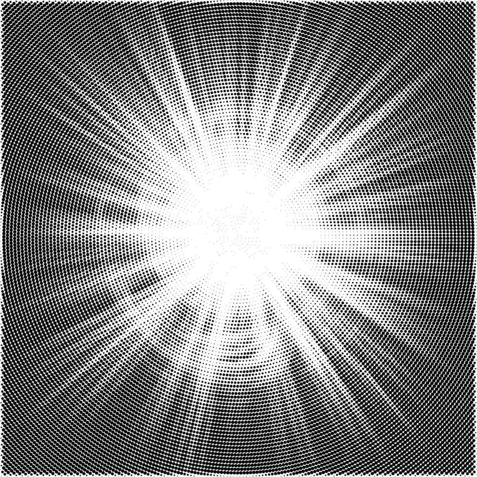 Shiny sunrays dotted pattern vector