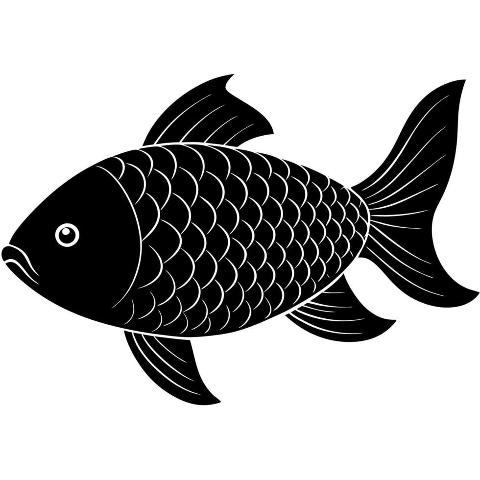 Stunning golden carp ideal for creative digital projects vector