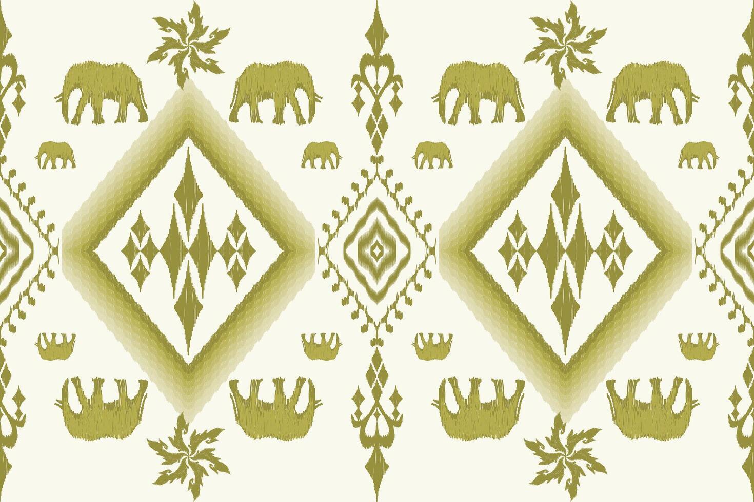 Ikat traditional art pattern.Design for background,wallpaper,fabric vector