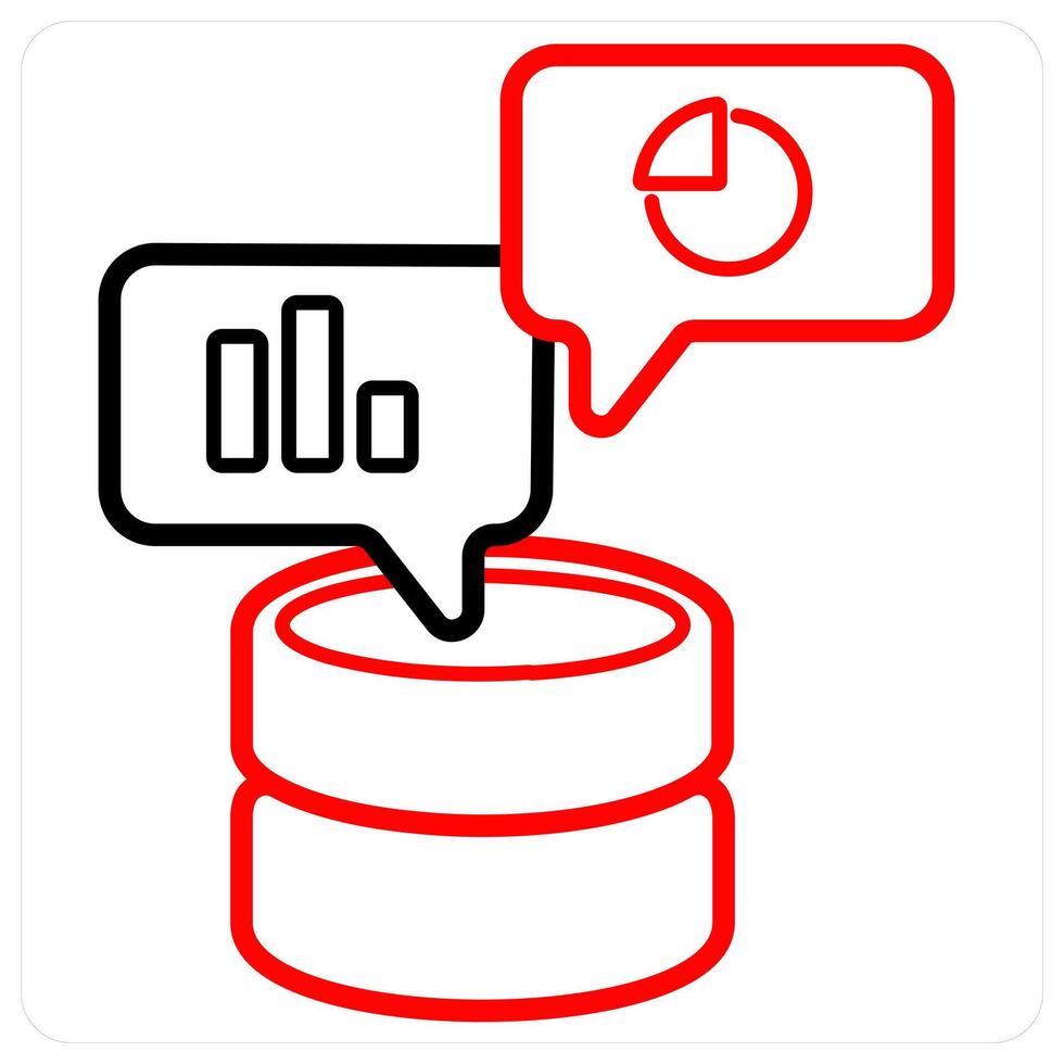 Statistics and network icon concept vector