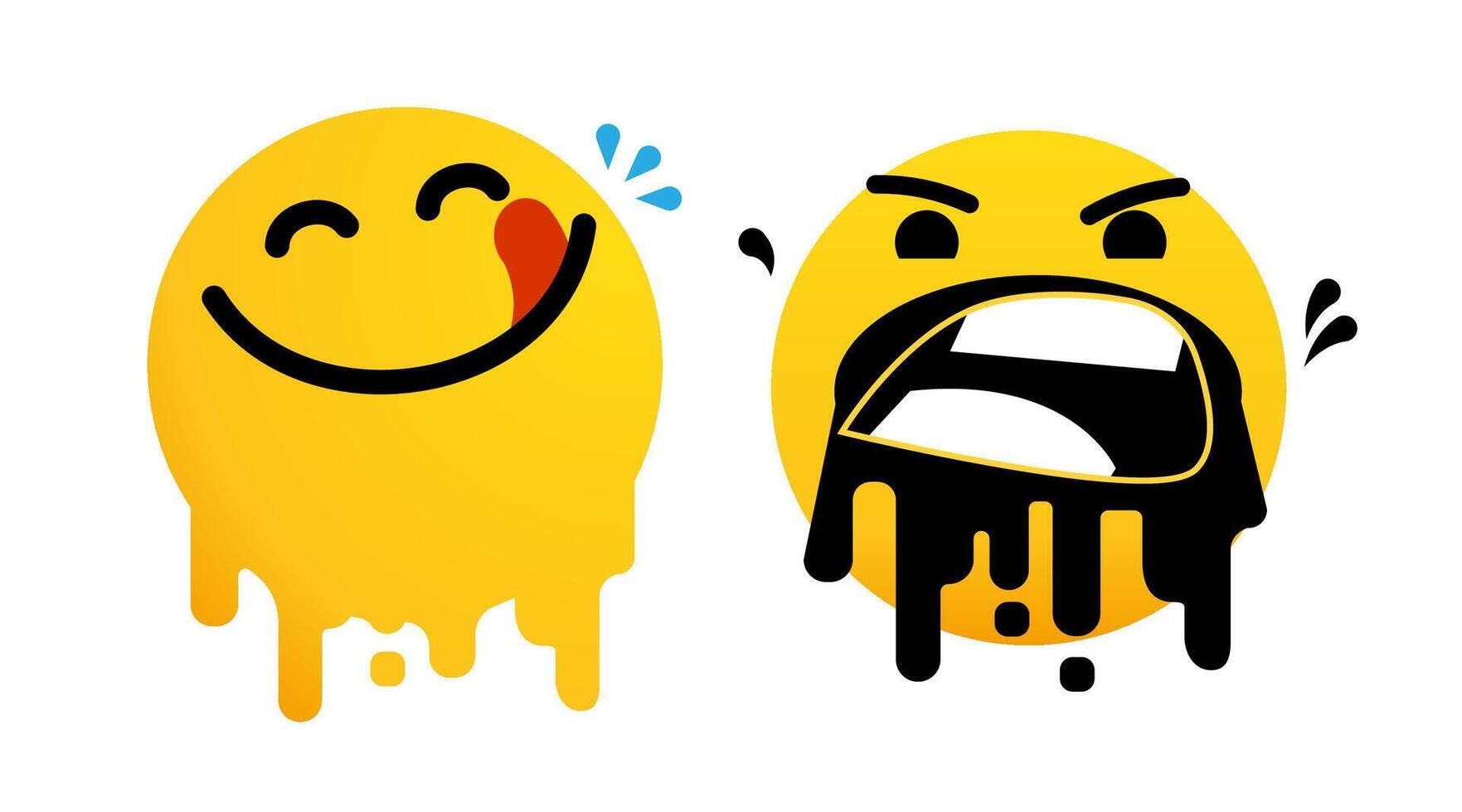 Face icons, Feedback in form of emotions. Rank, level of satisfaction rating. User experience. Review of consumer. Isolated illustration vector