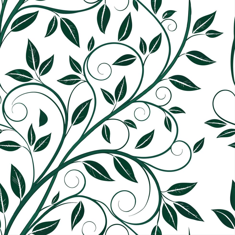 Seamless floral pattern vector