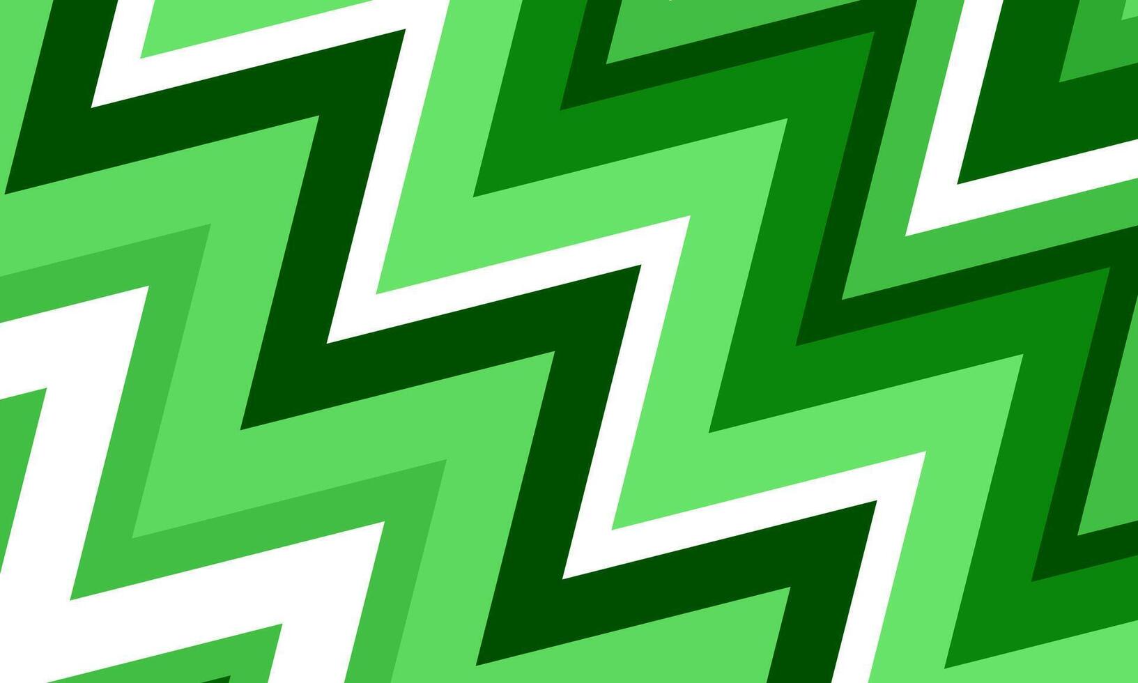 Zigzag chevron green line pattern colorful background. geometric stripe lines artistic background. vector
