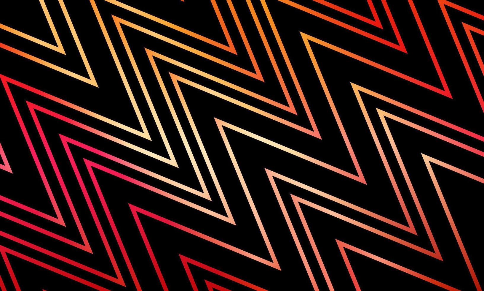 Zigzag chevron colorful line pattern black background. geometric stripes diagonal lines. vector