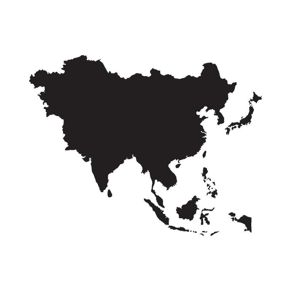 Asia Map Icon symbol design vector