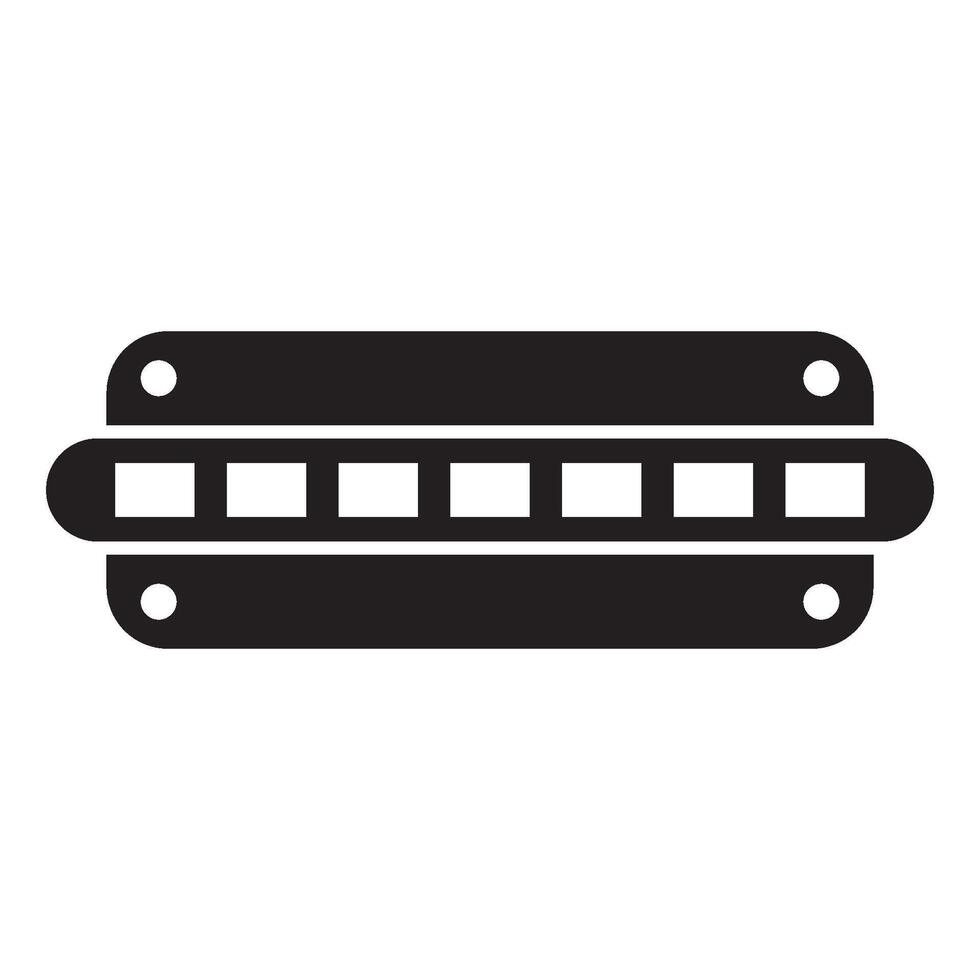 Harmonika Icon or Illustration symbol design vector