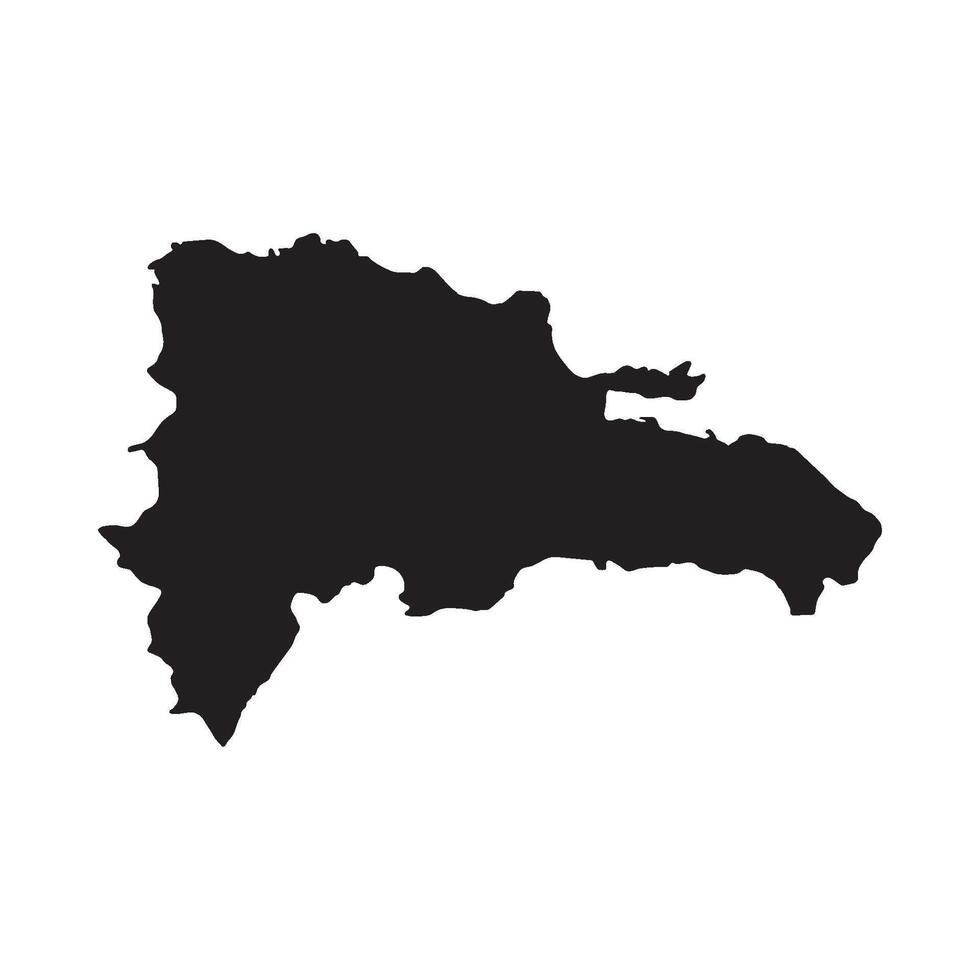 Dominican Republic Map Icon design vector
