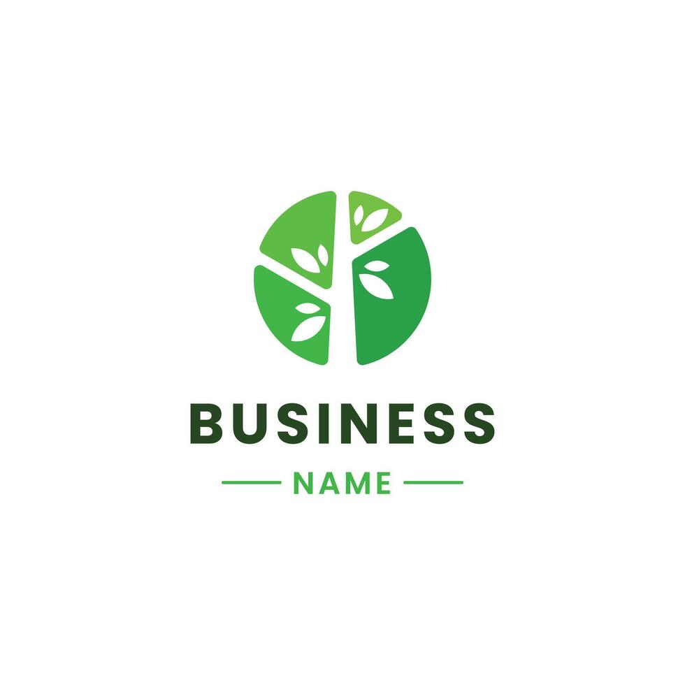 tree branches logo, modern style, farm, nature, logo design icon template vector