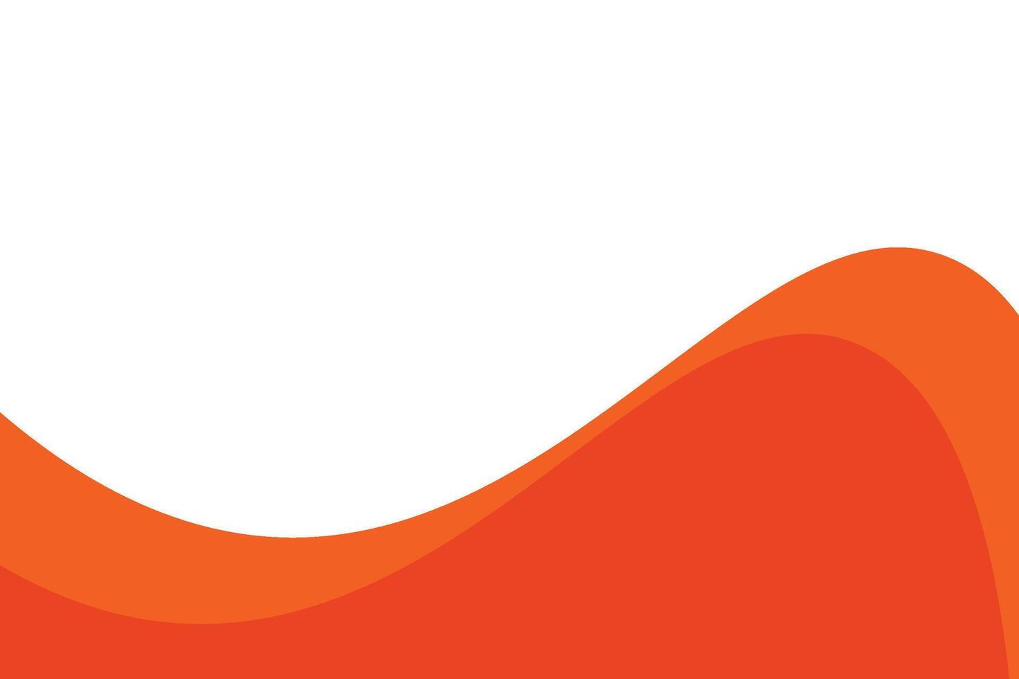 an orange wave with a white background vector