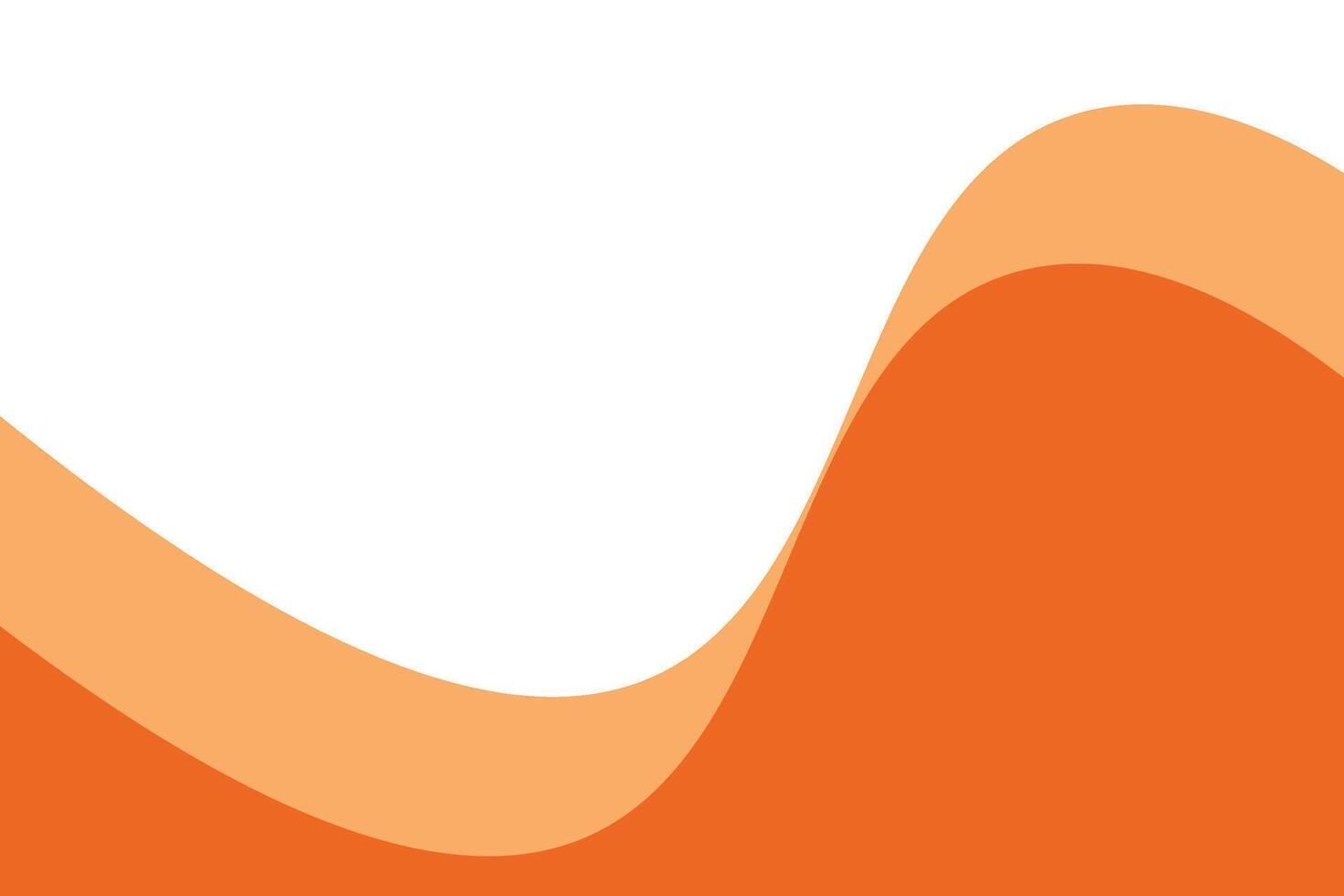orange and white wave graphic vector