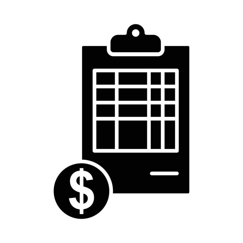 invoice icon design template simple and clean vector