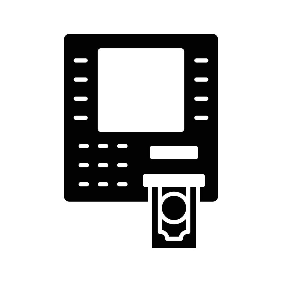 Complete Collection of ATM Machine Icons for Banking and Finance Applications vector