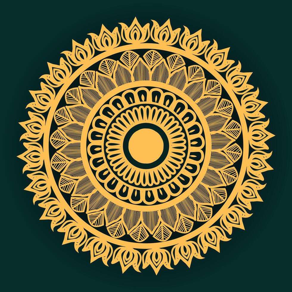 Luxury Mandala decorative ethnic element vector