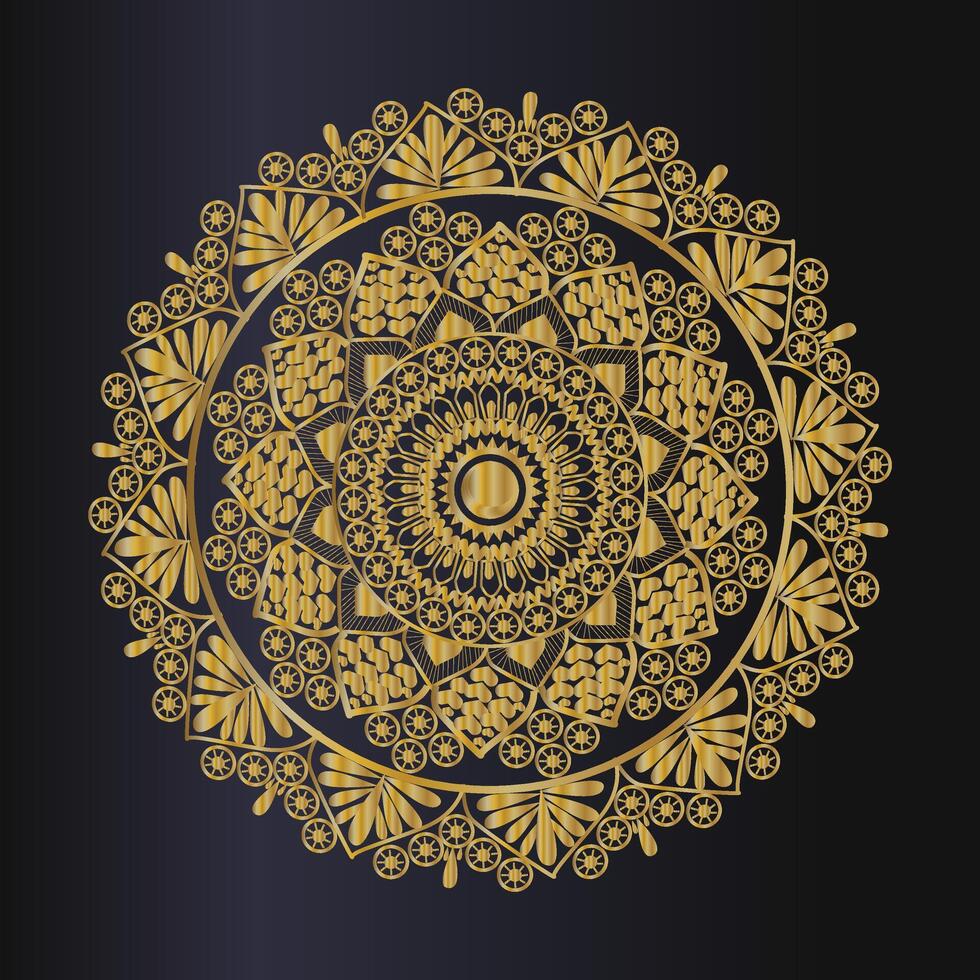 Luxury ornamental mandala design background vector