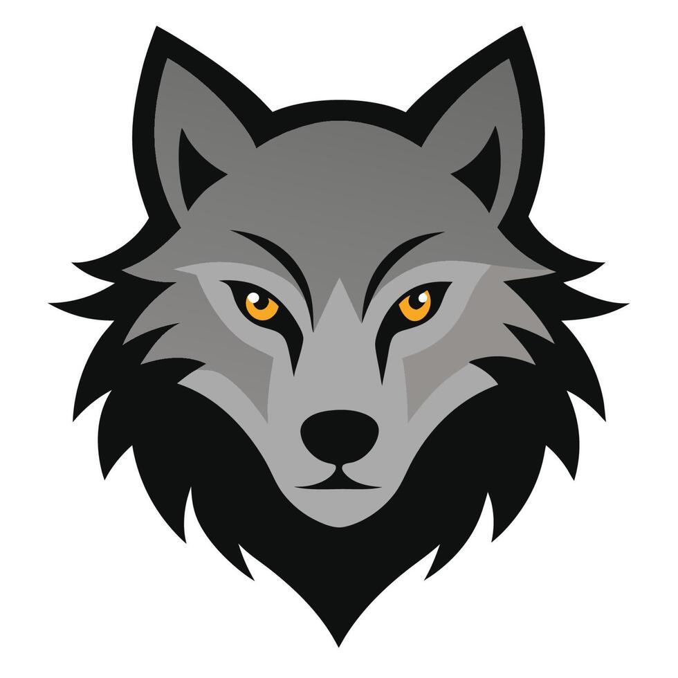 Captivating Wolf Head Logo vector