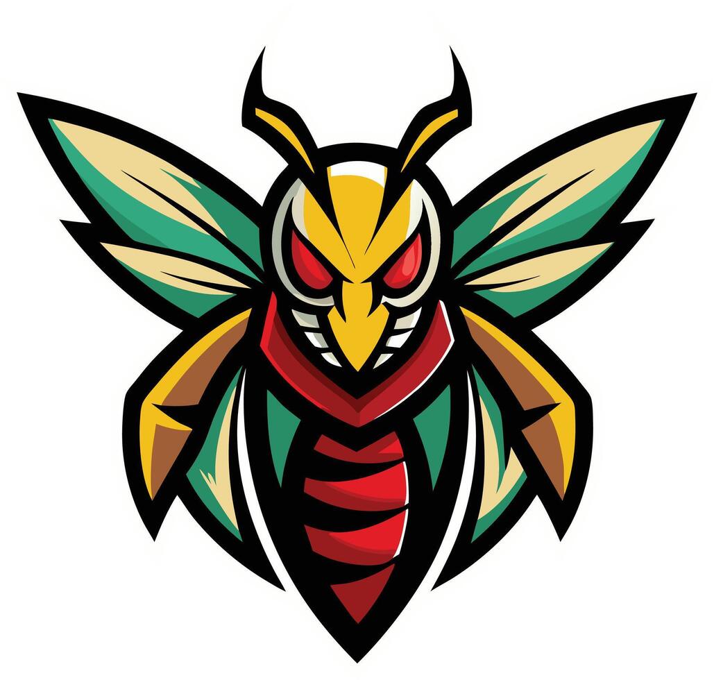 Hornet logo artwork vector