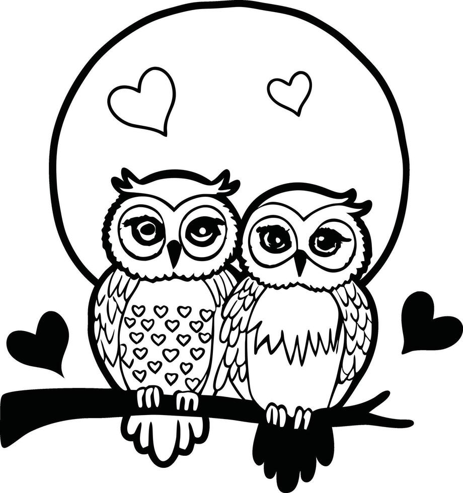 Art of an Owl vector