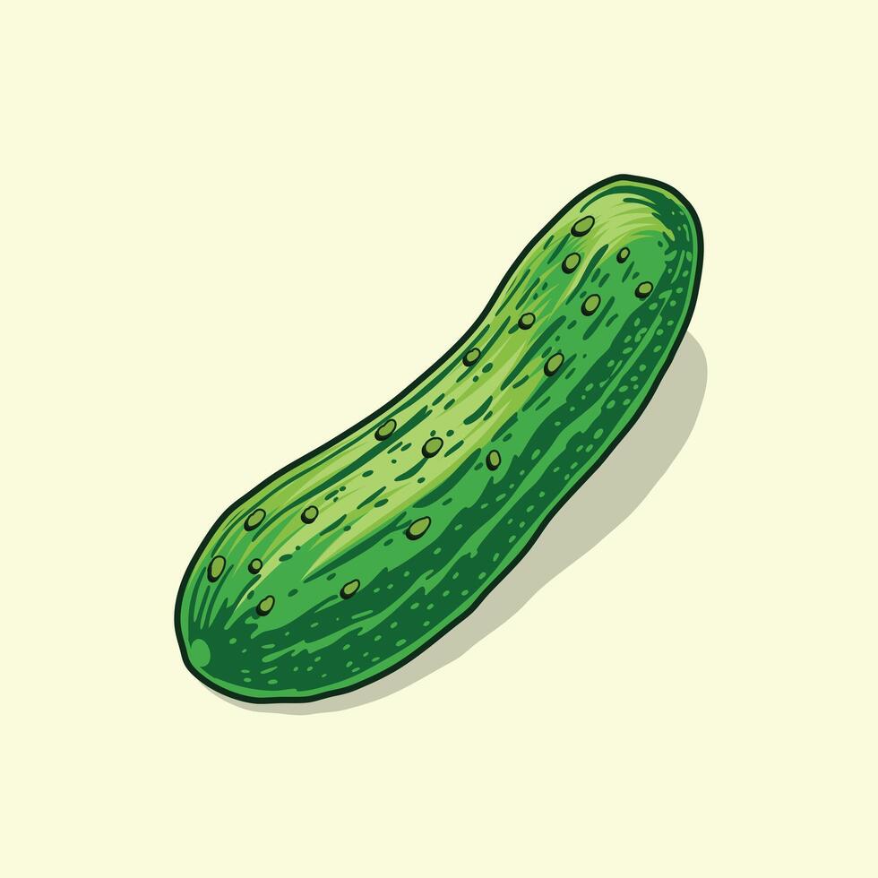 pickle vegetable clip illustration design vector
