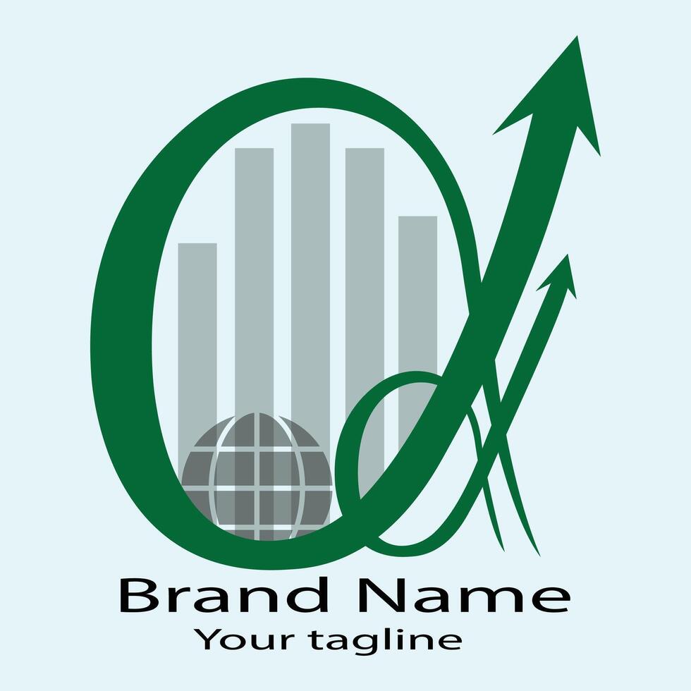 Abstract Sign of progress logo design vector