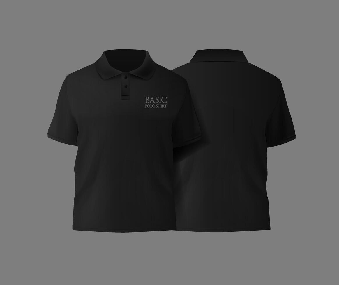 T-shirt Short sleeve design for mockup. vector