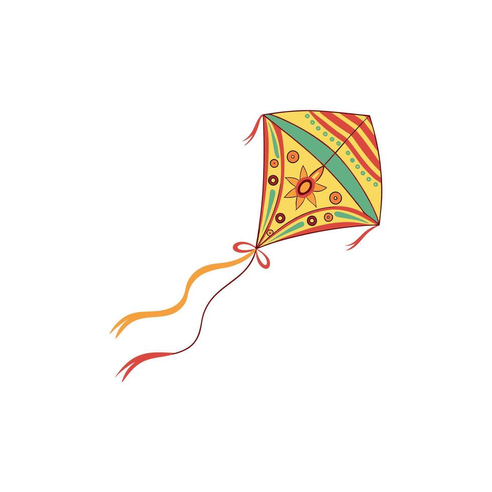 Makar Sankranti Kite Festival vector