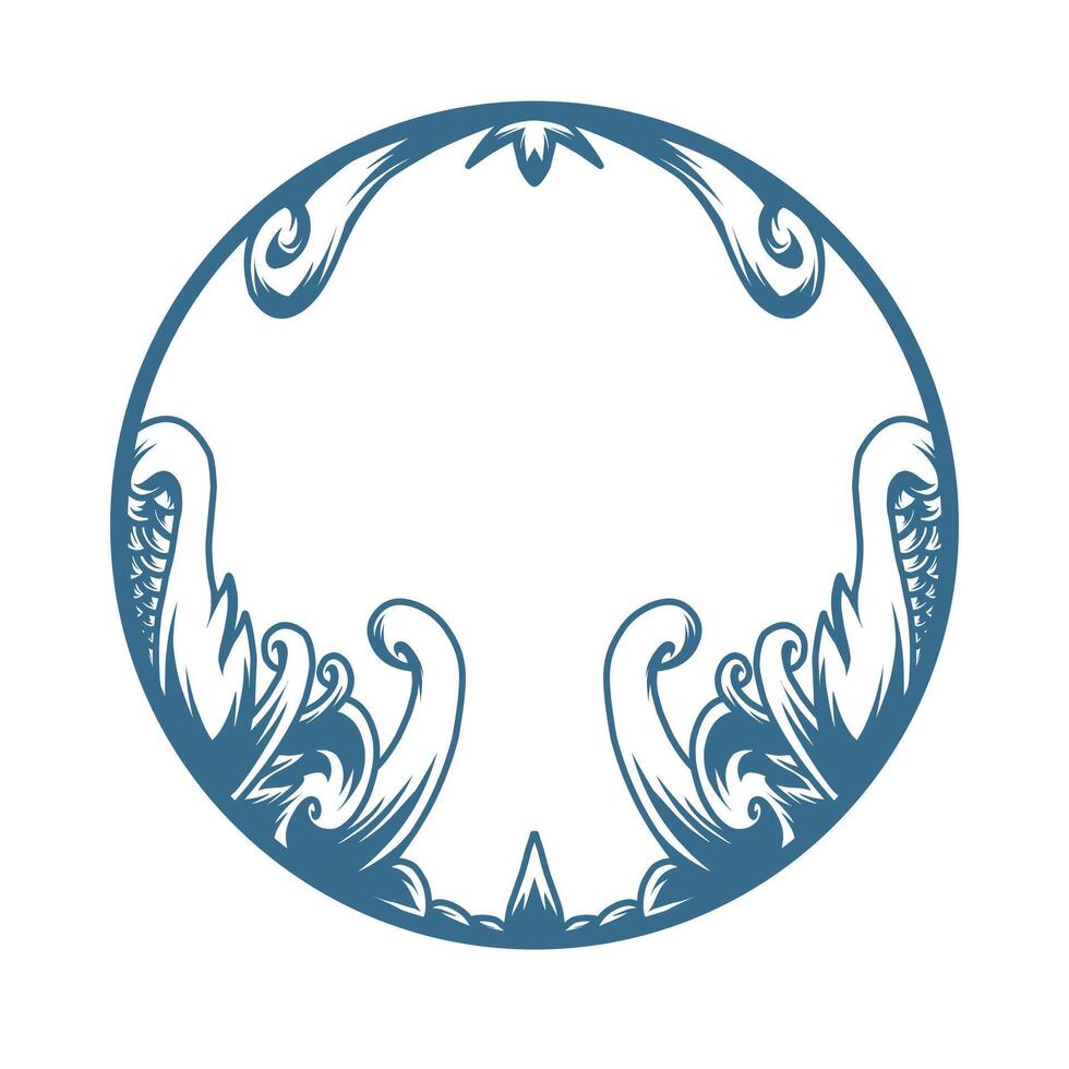 cool and very charming frame vector