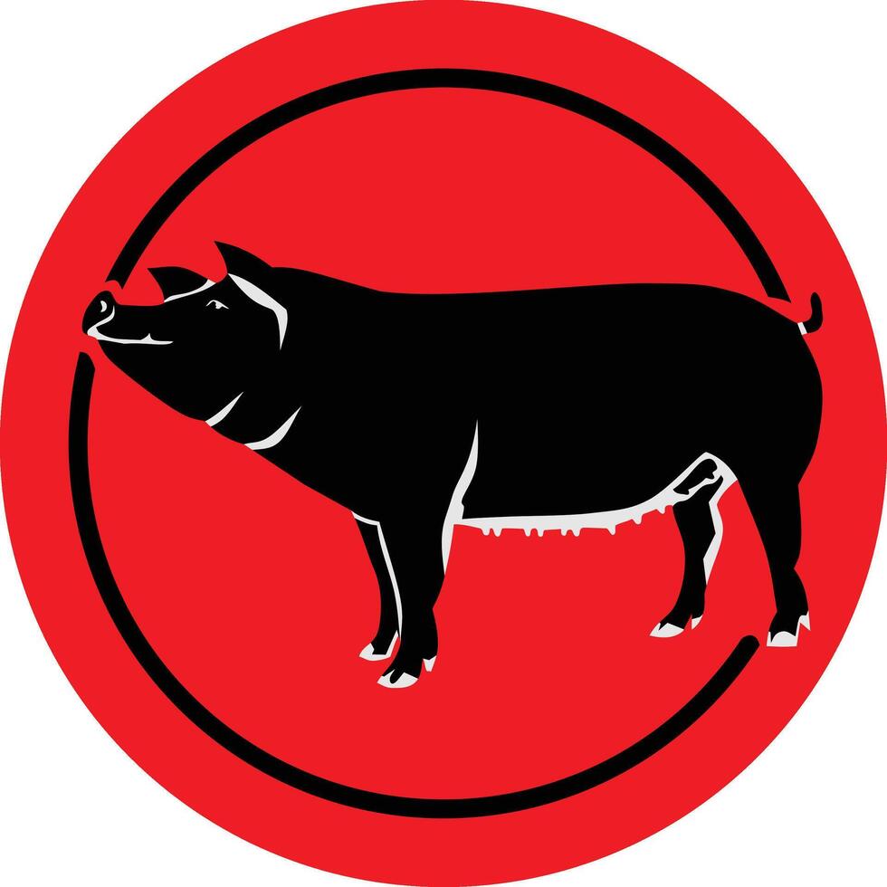 Pig Chinese Zodiac Sign vector