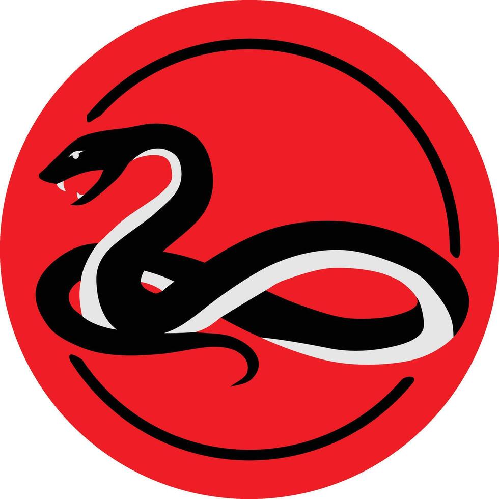 Snake Chinese Zodiac Sign vector