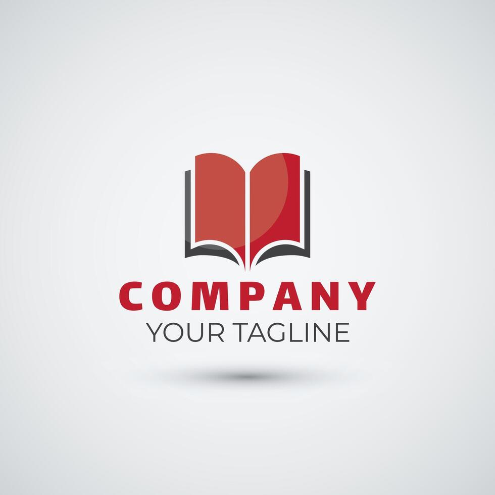 Book logo design icon template illustration vector
