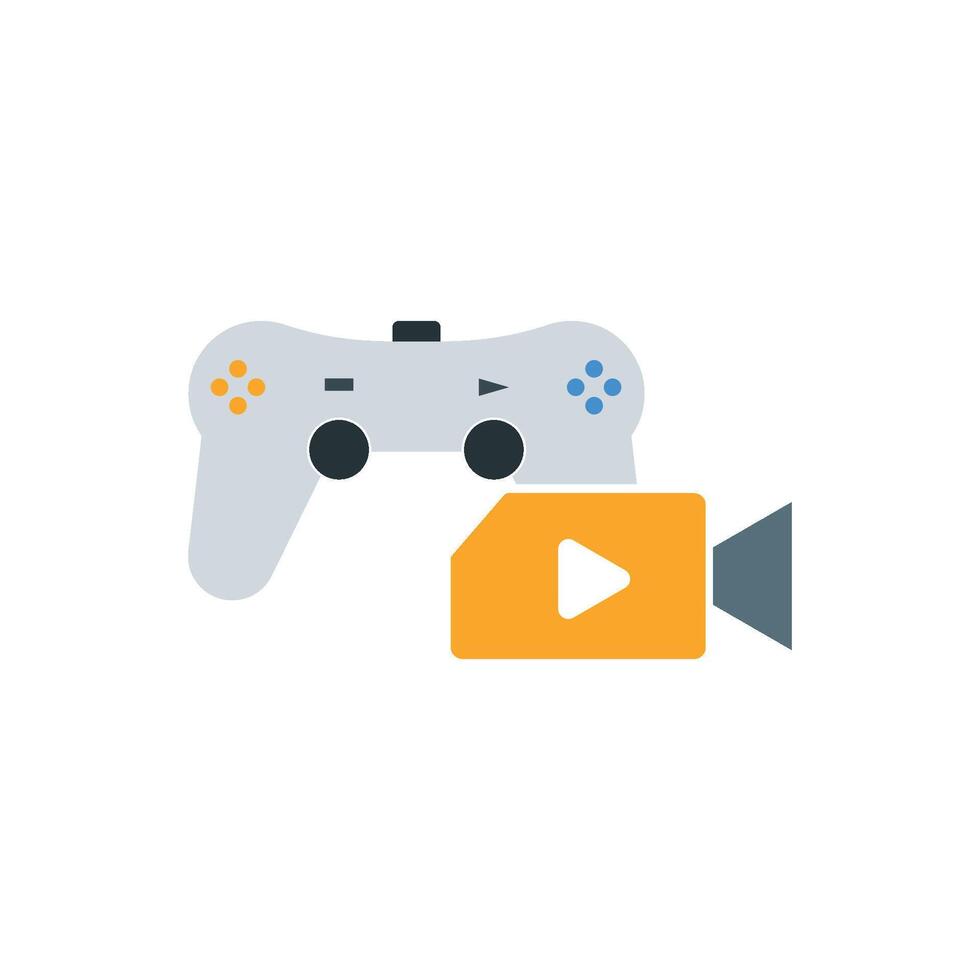 game live streaming icon vector