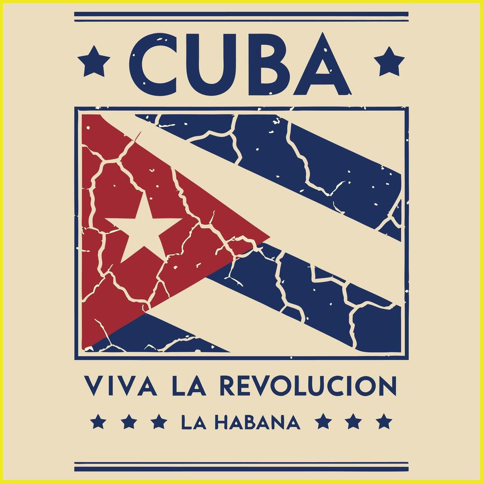 Cuba Flag Graphic vector
