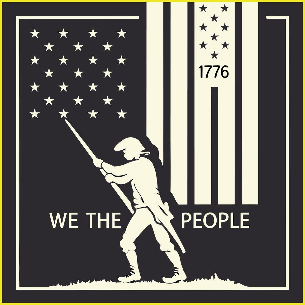 Patriotic American Design vector