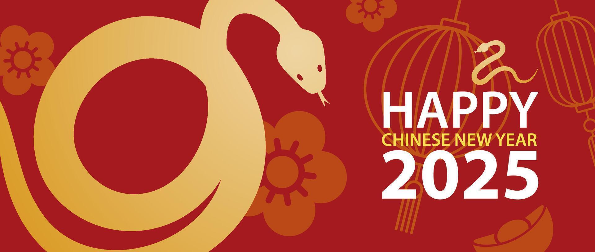 Happy chinese new year banner background. vector