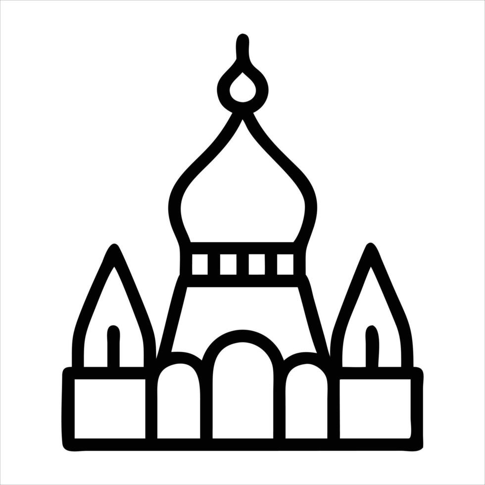 Kremlin icon illustration vector