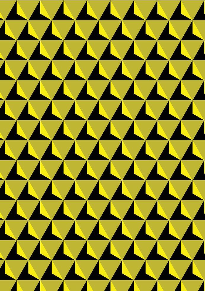 Abstract yellow and black triangle geometric background texture, pattern. vector