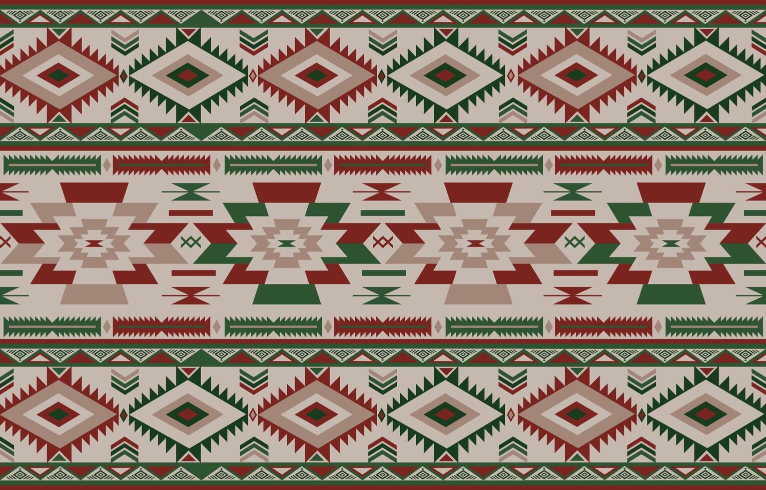 geometric native american pattern vector