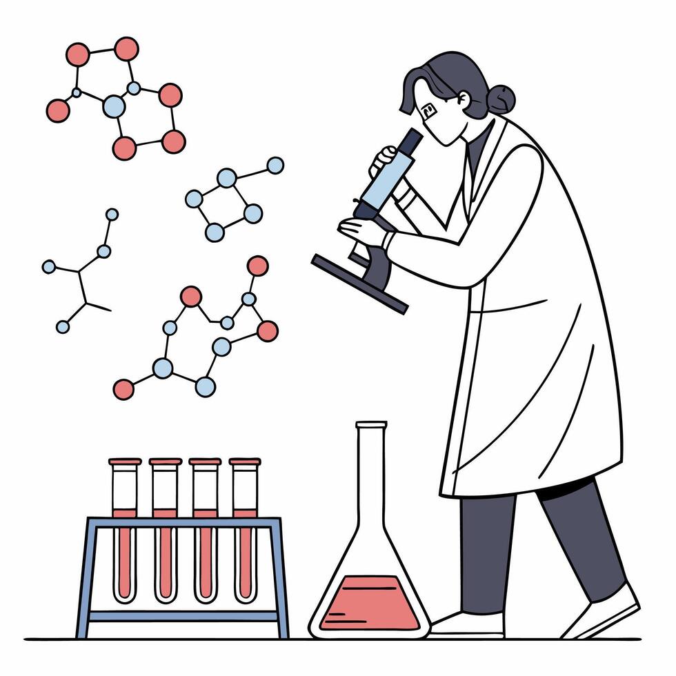 Experiments art design vector