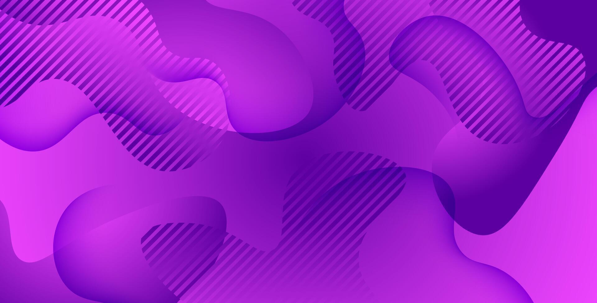 dynamic abstract purple liquid gradient color geometric fluid shape background. eps10 . vector