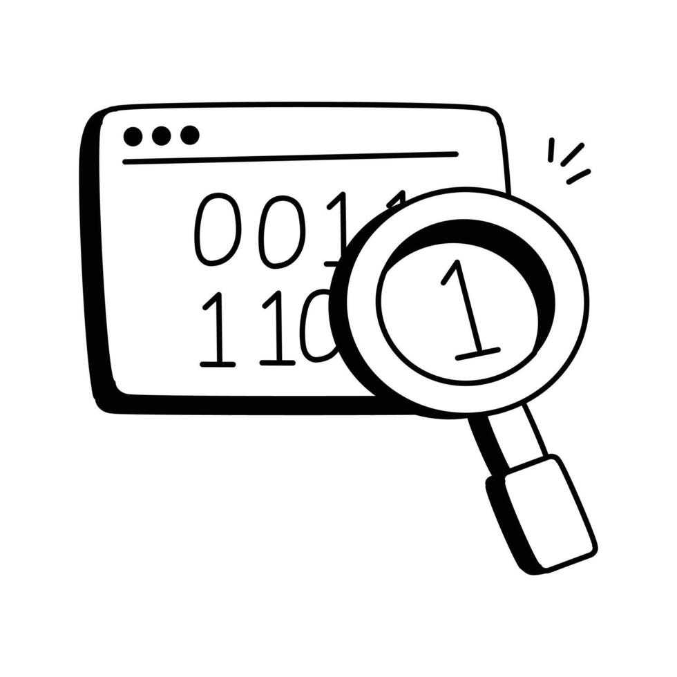 Get this amazing icon of scan coding in modern style vector