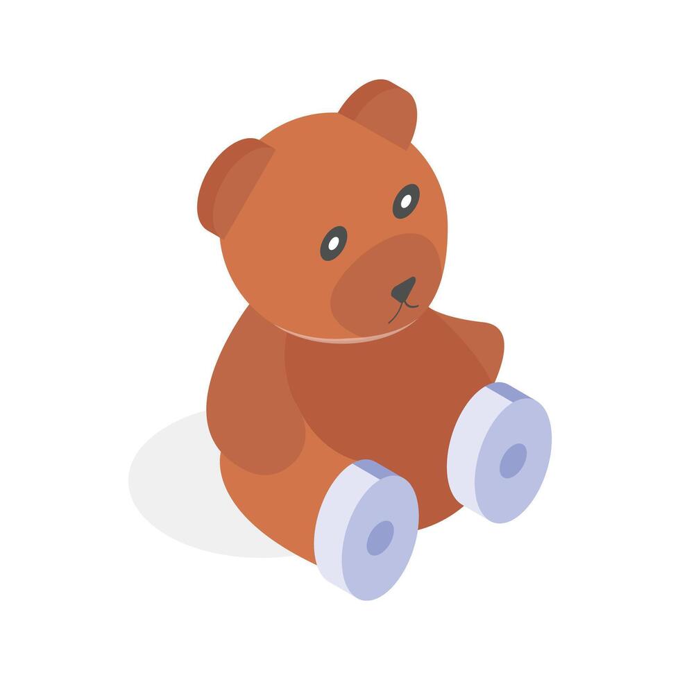 Adorable teddy bear, a classic gift for any occasion. vector