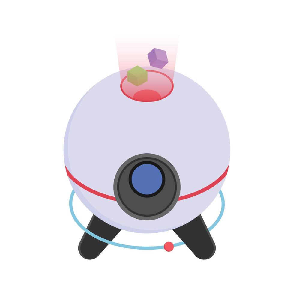 Get this amazing icon of futuristic robot in modern style vector
