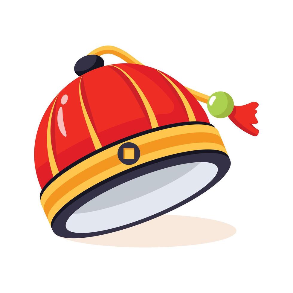 Chinese hat symbolizing cultural heritage and celebration vector