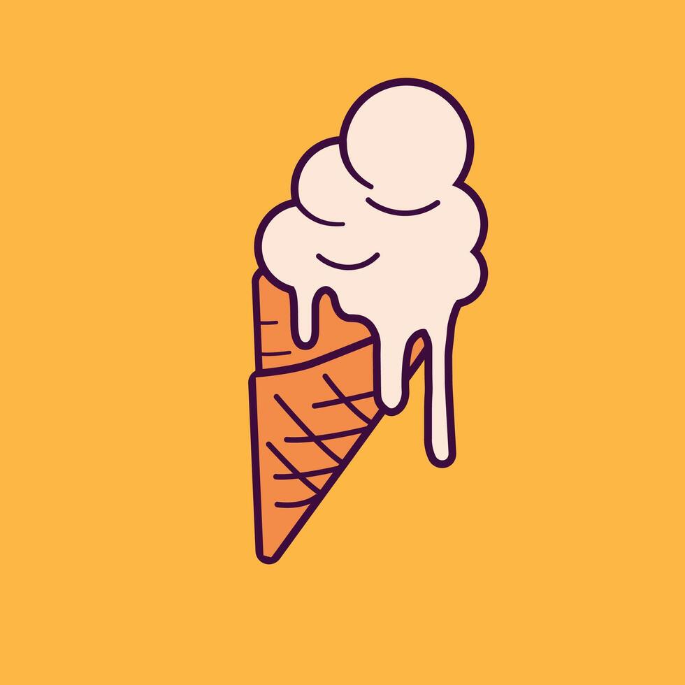 Ice cream Illustration vector