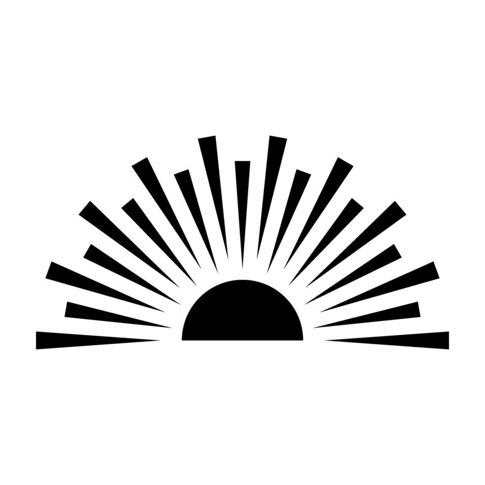 Sunset icon . Sunset sign. Graph symbol for travel and tourism web site and apps design, logo, app, UI vector