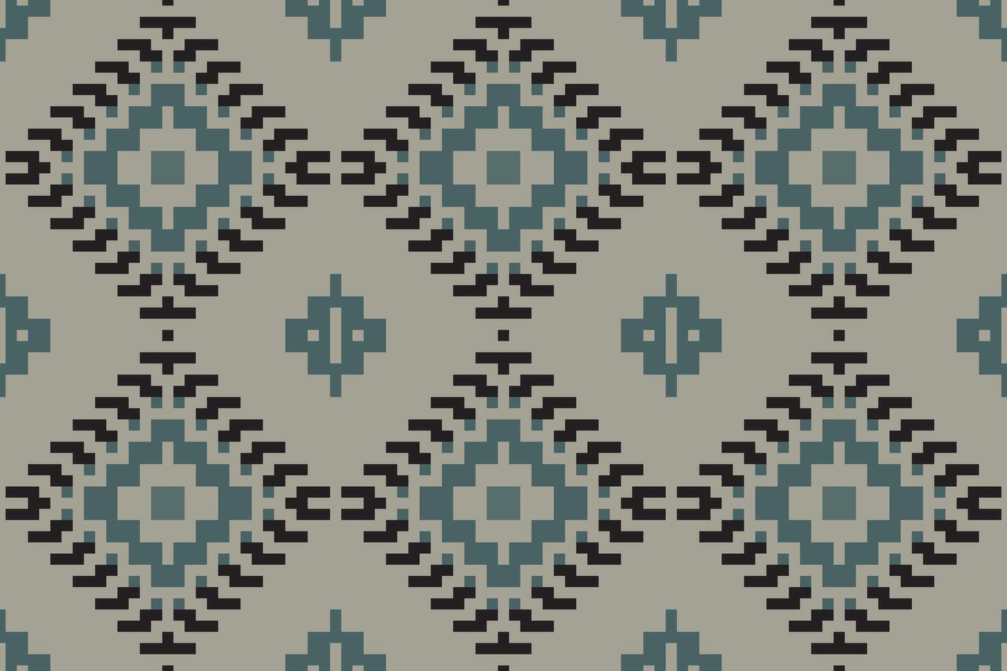 Retro Modern Abstract Geometric Patternfolk Embroidery, Aztec Geometric Ornament Print. Design for Carpet, Wallpaper, Clothing, Wrapping, Fabric vector